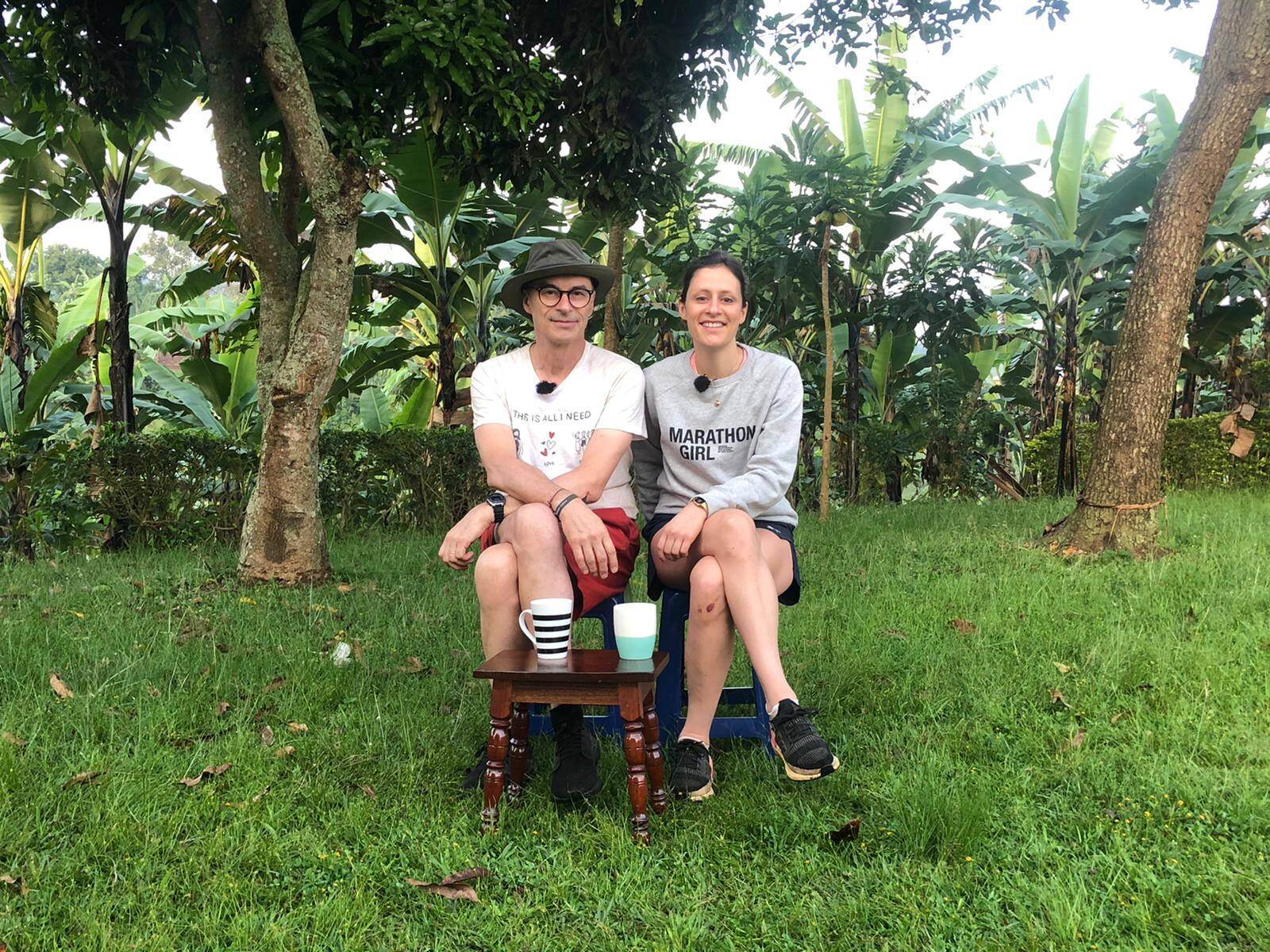 Notre unique interview dans un jardin en Ouganda
